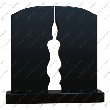 Резной памятник двойной № 5