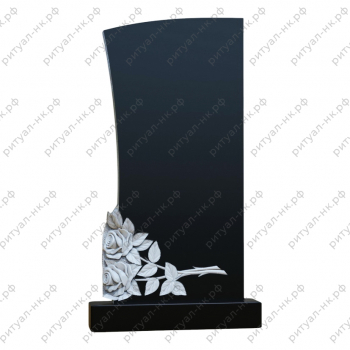 Резной памятник цветы № 137