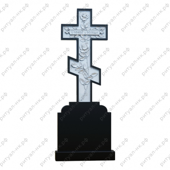 Резной памятник крест № 28