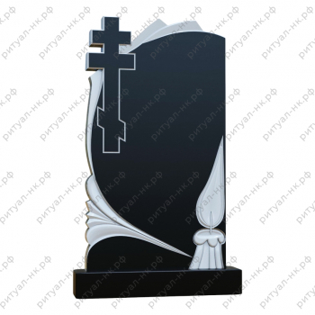 Резной памятник со свечой № 8