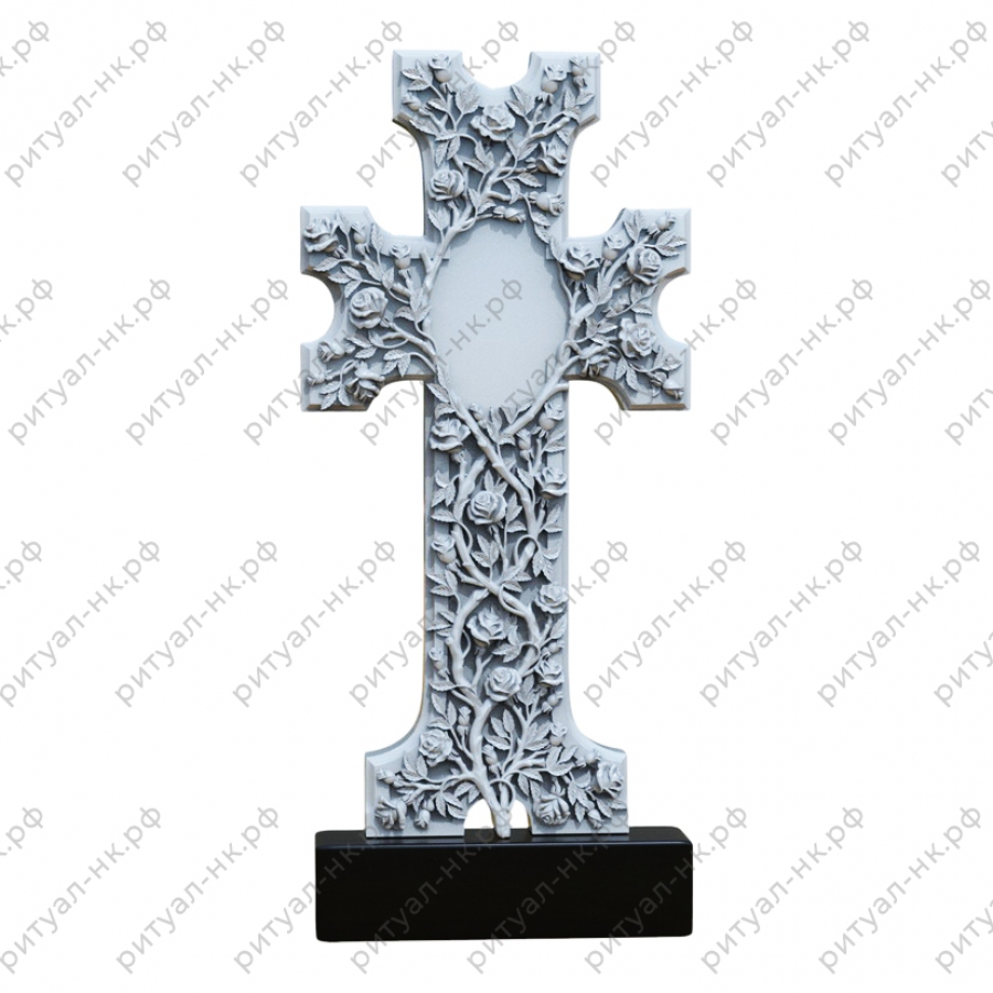 Резной памятник крест № 18