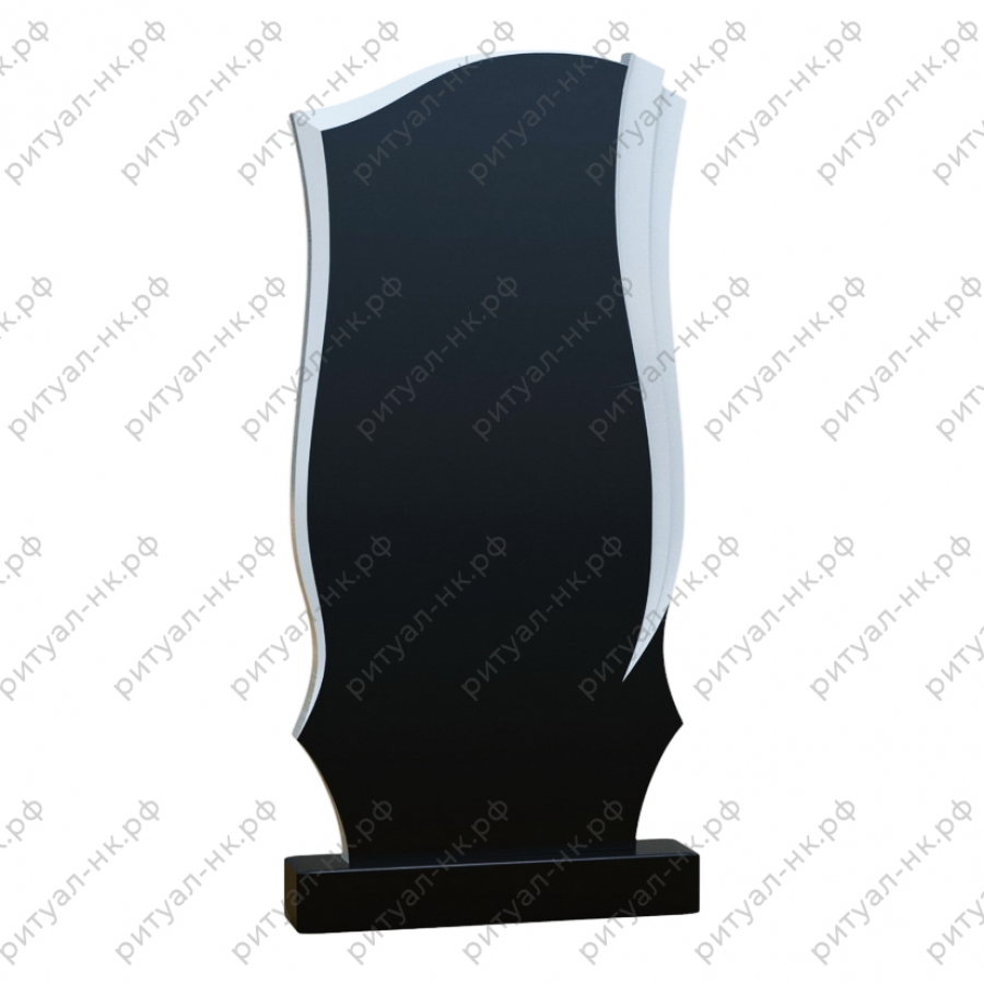 Резной памятник форма № 8