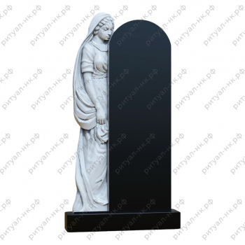 Резной памятник скорбящая № 16