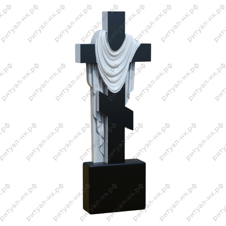 Резной памятник крест № 19