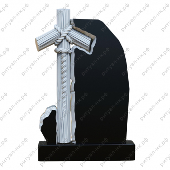 Резной памятник крест № 4