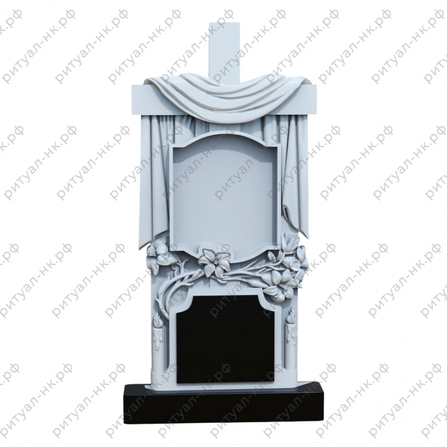 Резной памятник крест № 65