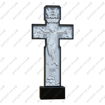 Резной памятник крест № 36