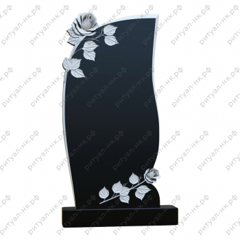 Резной памятник цветы № 143