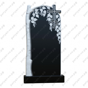 Резной памятник с деревом № 21