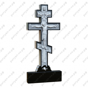 Резной памятник крест № 5